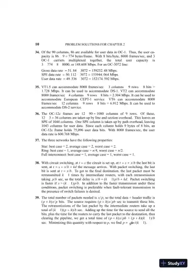 Solution Manual For Computer Networks, 5th Edition - Page 12 preview image