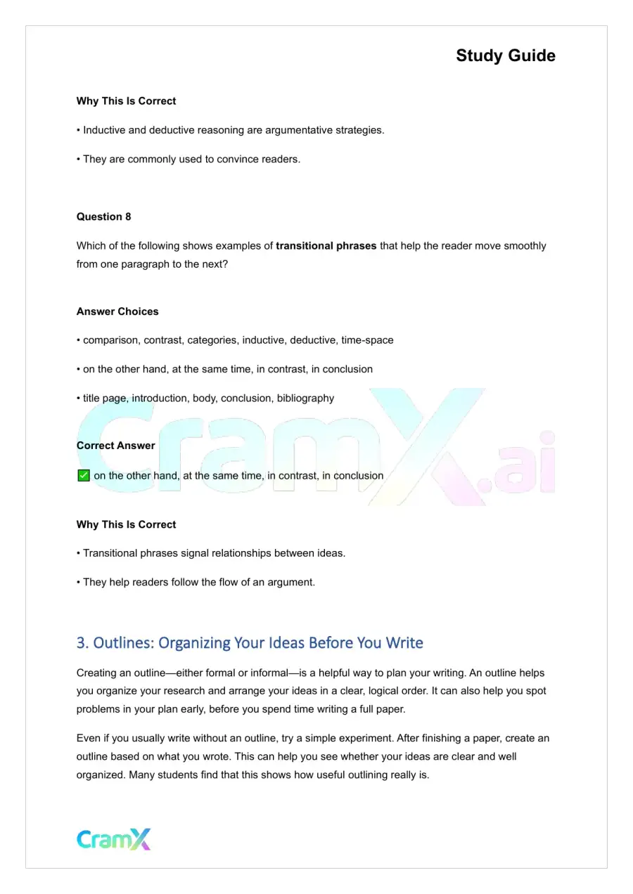 Writing - Writing From Introduction to Conclusion, page 6