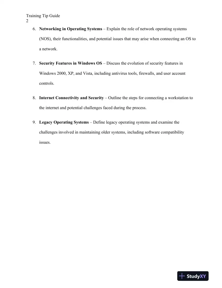 IT 282 Training Tip Guide, page 3