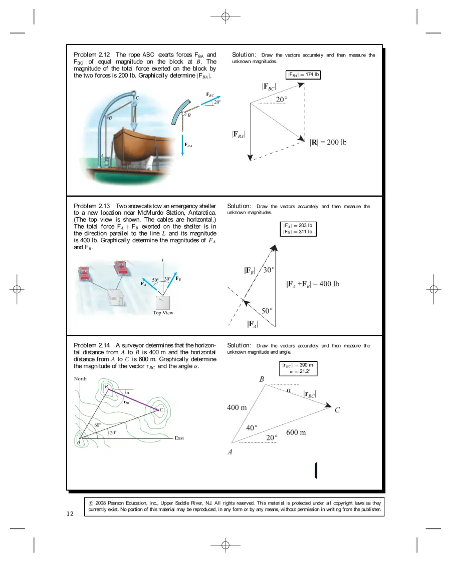 Solution Manual For Engineering Mechanics: Statics, 5th Edition, page 13