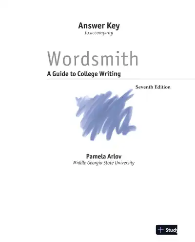 Wordsmith: A Guide to College Writing, 7th Edition Solution Manual - Page 1 preview image