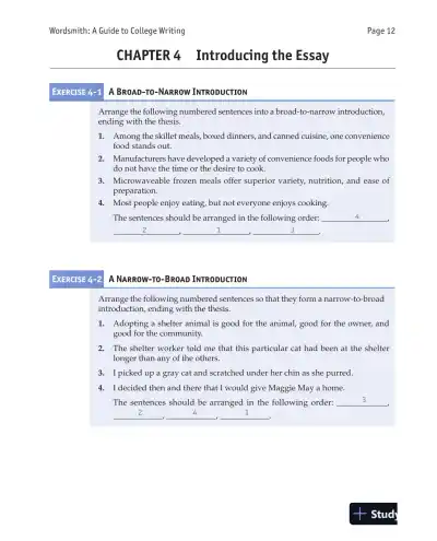 Wordsmith: A Guide to College Writing, 7th Edition Solution Manual - Page 14 preview image