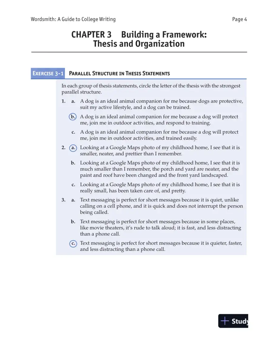 Wordsmith: A Guide to College Writing, 7th Edition Solution Manual, page 6