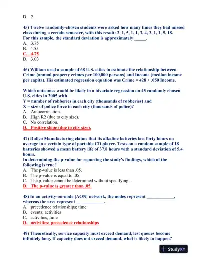BUS 475 Final Exam - Page 10 preview image