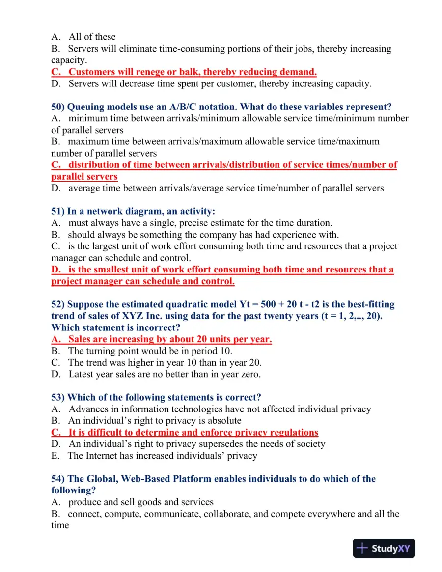 BUS 475 Final Exam, page 11