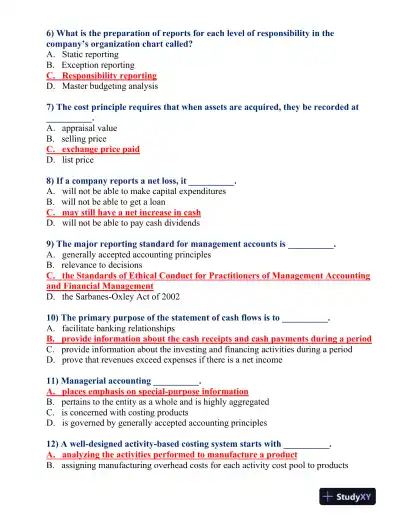 BUS 475 Final Exam - Page 3 preview image