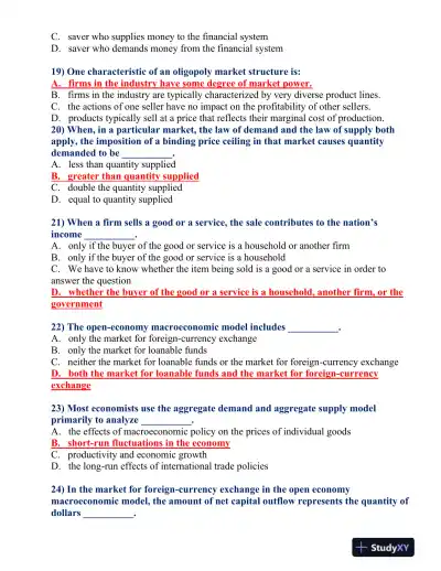 BUS 475 Final Exam - Page 5 preview image