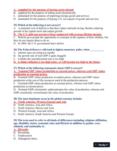 BUS 475 Final Exam - Page 6 preview image