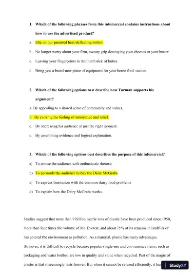 TEAS 7 Reading Practice Exam with Answers (26 Solved Questions) - Page 6 preview image