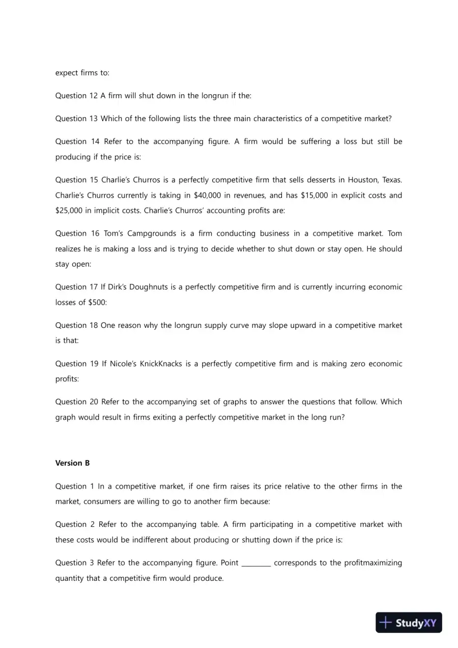 Liberty University ECON 213 Quiz 9 Complete Solutions Correct Answers Key, page 3