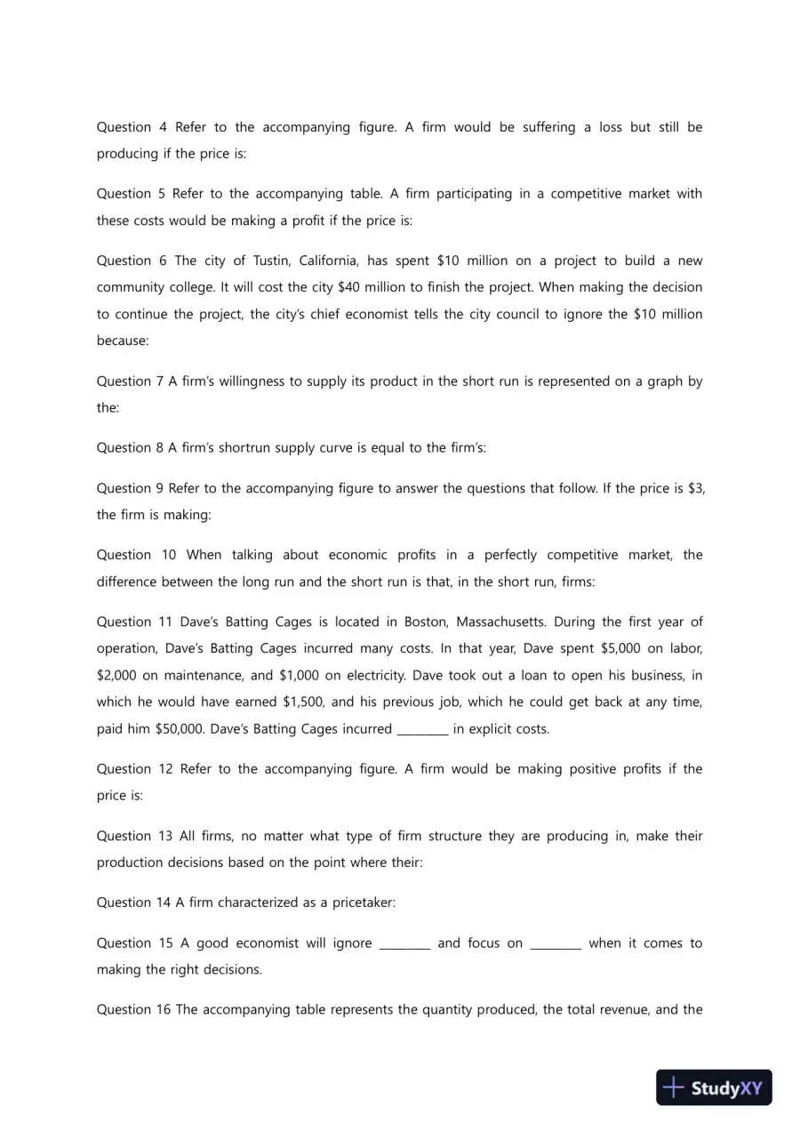 Liberty University ECON 213 Quiz 9 Complete Solutions Correct Answers Key, page 4