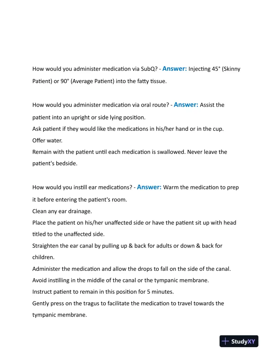 2023 HESI Pharmacology Final Exam With Answers (155 Solved Questions), page 3