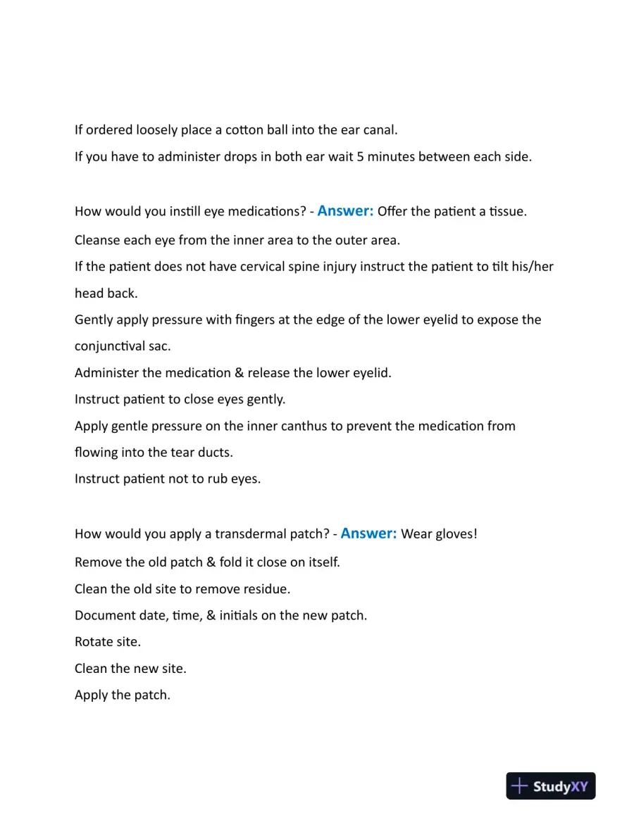 2023 HESI Pharmacology Final Exam With Answers (155 Solved Questions), page 4
