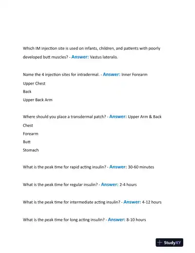 2023 HESI Pharmacology Final Exam With Answers (155 Solved Questions) - Page 6 preview image