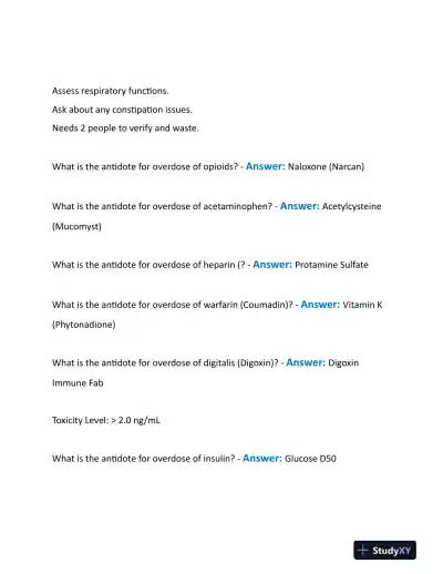 2023 HESI Pharmacology Final Exam With Answers (155 Solved Questions) - Page 9 preview image