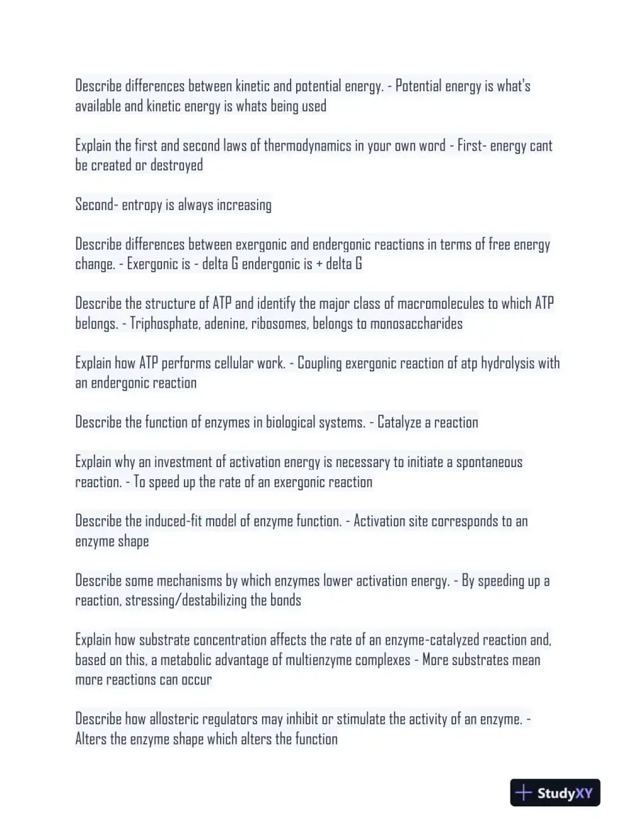 BS161 Biology Final Exam With Answers (272 Solved Questions), page 11