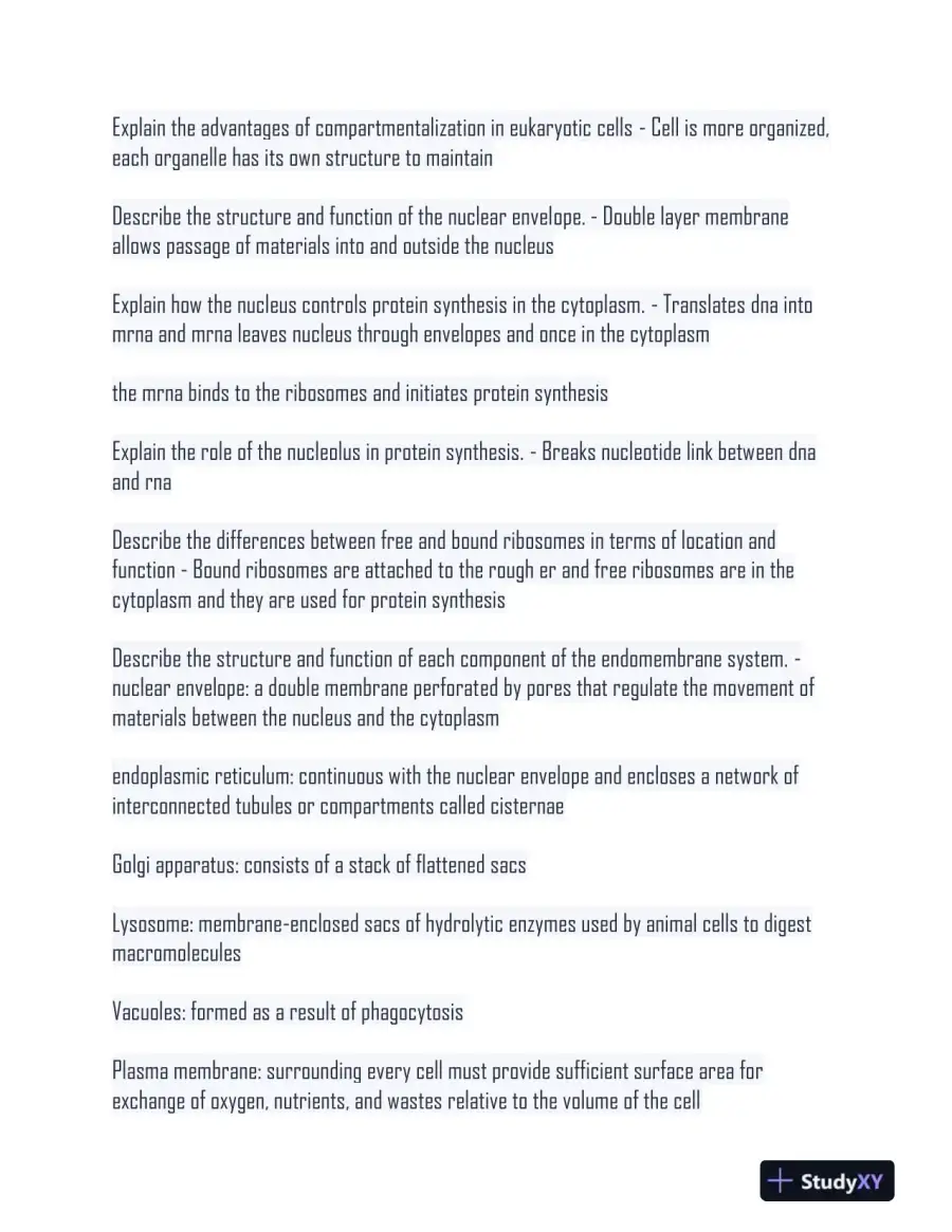 BS161 Biology Final Exam With Answers (272 Solved Questions), page 7