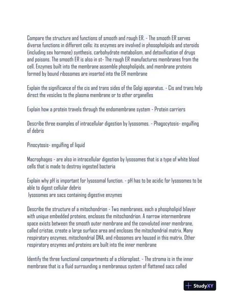 BS161 Biology Final Exam With Answers (272 Solved Questions), page 8