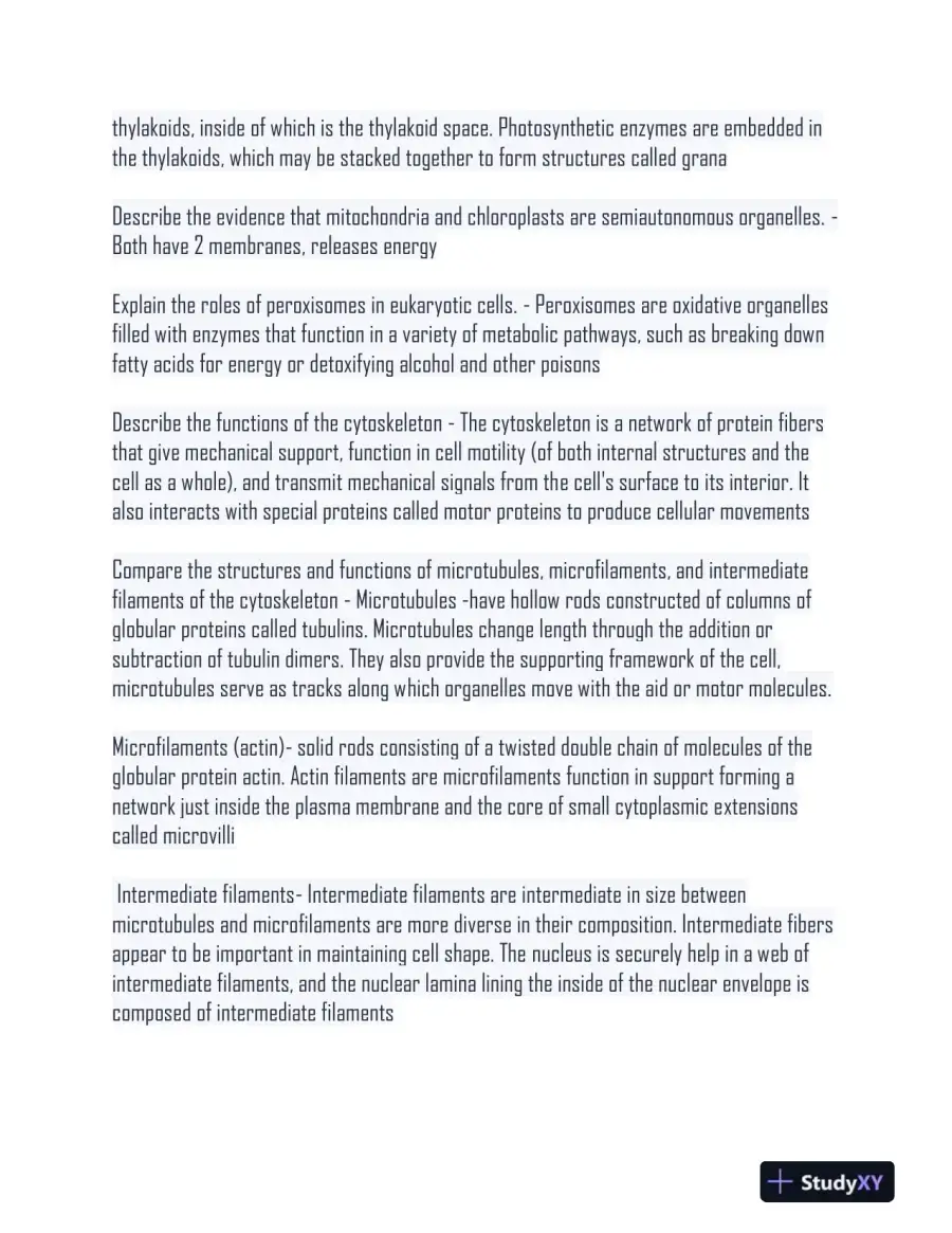 BS161 Biology Final Exam With Answers (272 Solved Questions), page 9