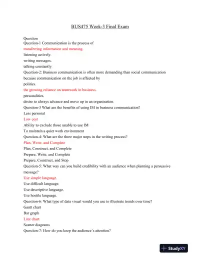 BUS475 Week-3 Final Exam - Page 1 preview image