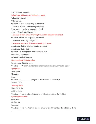 BUS475 Week-3 Final Exam - Page 3 preview image