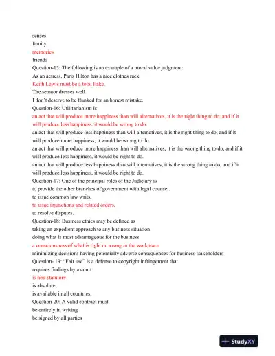 BUS475 Week-3 Final Exam - Page 4 preview image