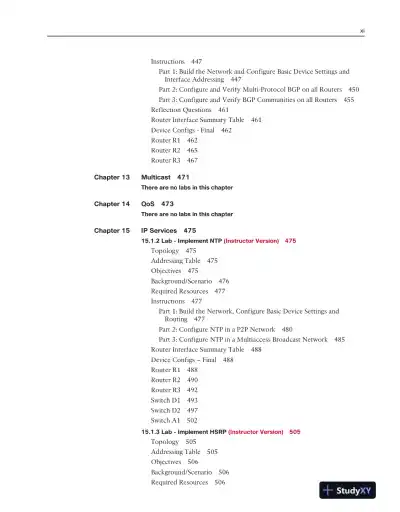 Solution Manual for CCNP Enterprise: Core Networking (ENCOR) v8 Lab Manual, 2nd Edition - Page 10 preview image