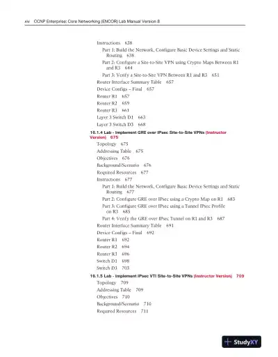 Solution Manual for CCNP Enterprise: Core Networking (ENCOR) v8 Lab Manual, 2nd Edition - Page 13 preview image