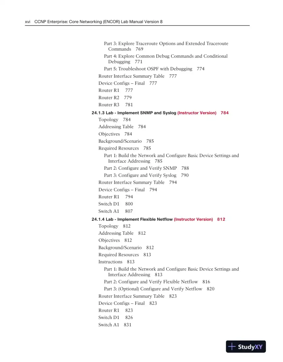 Solution Manual for CCNP Enterprise: Core Networking (ENCOR) v8 Lab Manual, 2nd Edition, page 15