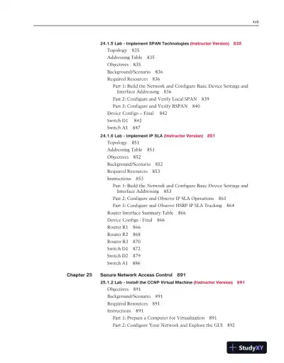 Solution Manual for CCNP Enterprise: Core Networking (ENCOR) v8 Lab Manual, 2nd Edition - Page 16 preview image