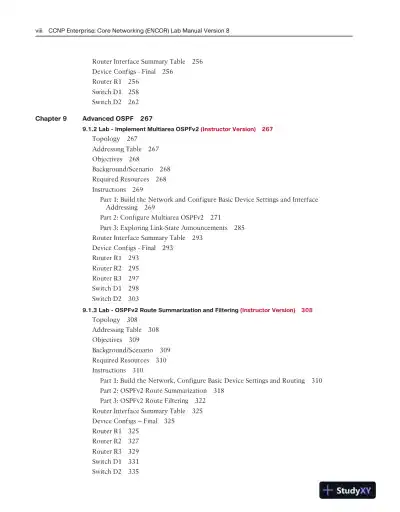 Solution Manual for CCNP Enterprise: Core Networking (ENCOR) v8 Lab Manual, 2nd Edition - Page 7 preview image