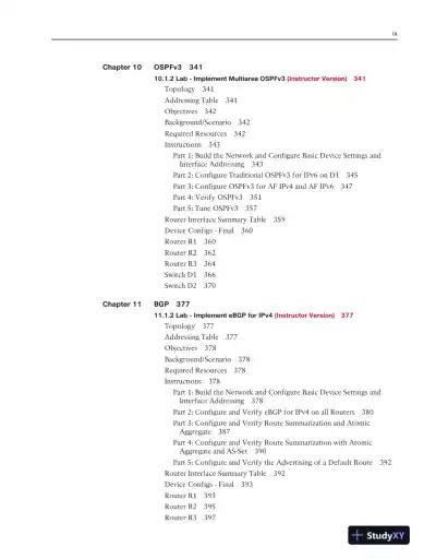 Solution Manual for CCNP Enterprise: Core Networking (ENCOR) v8 Lab Manual, 2nd Edition - Page 8 preview image