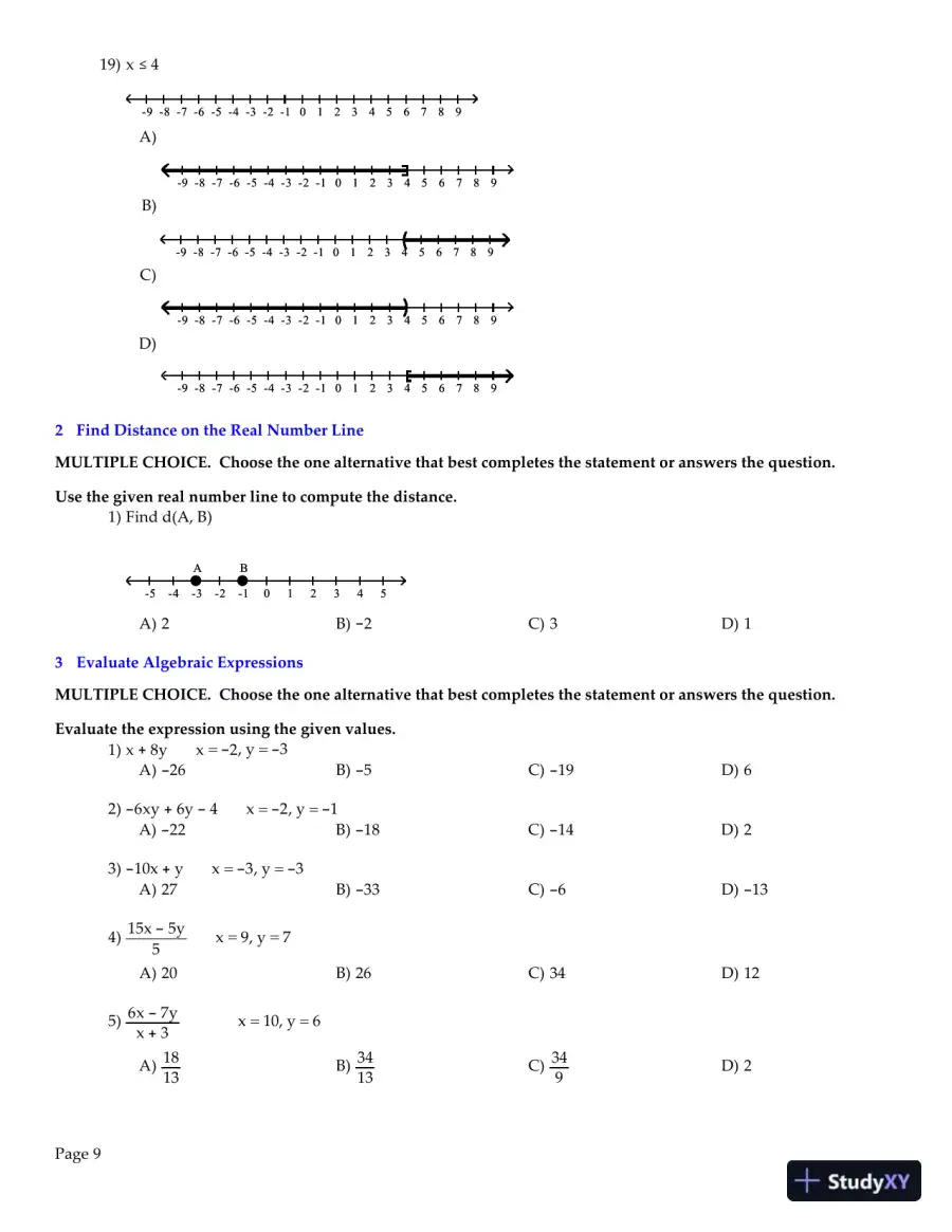 Test Bank for Algebra And Trigonometry, 11th Edition, page 10