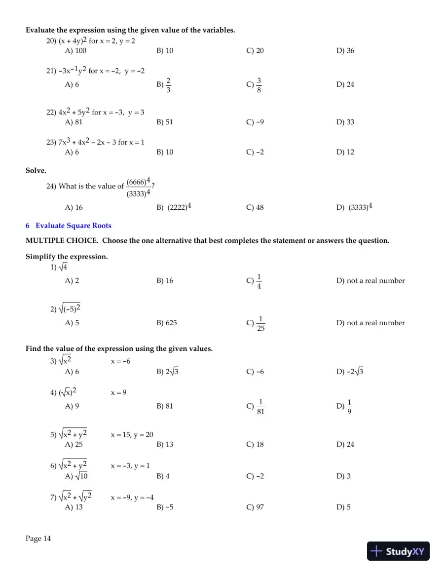Test Bank for Algebra And Trigonometry, 11th Edition, page 15