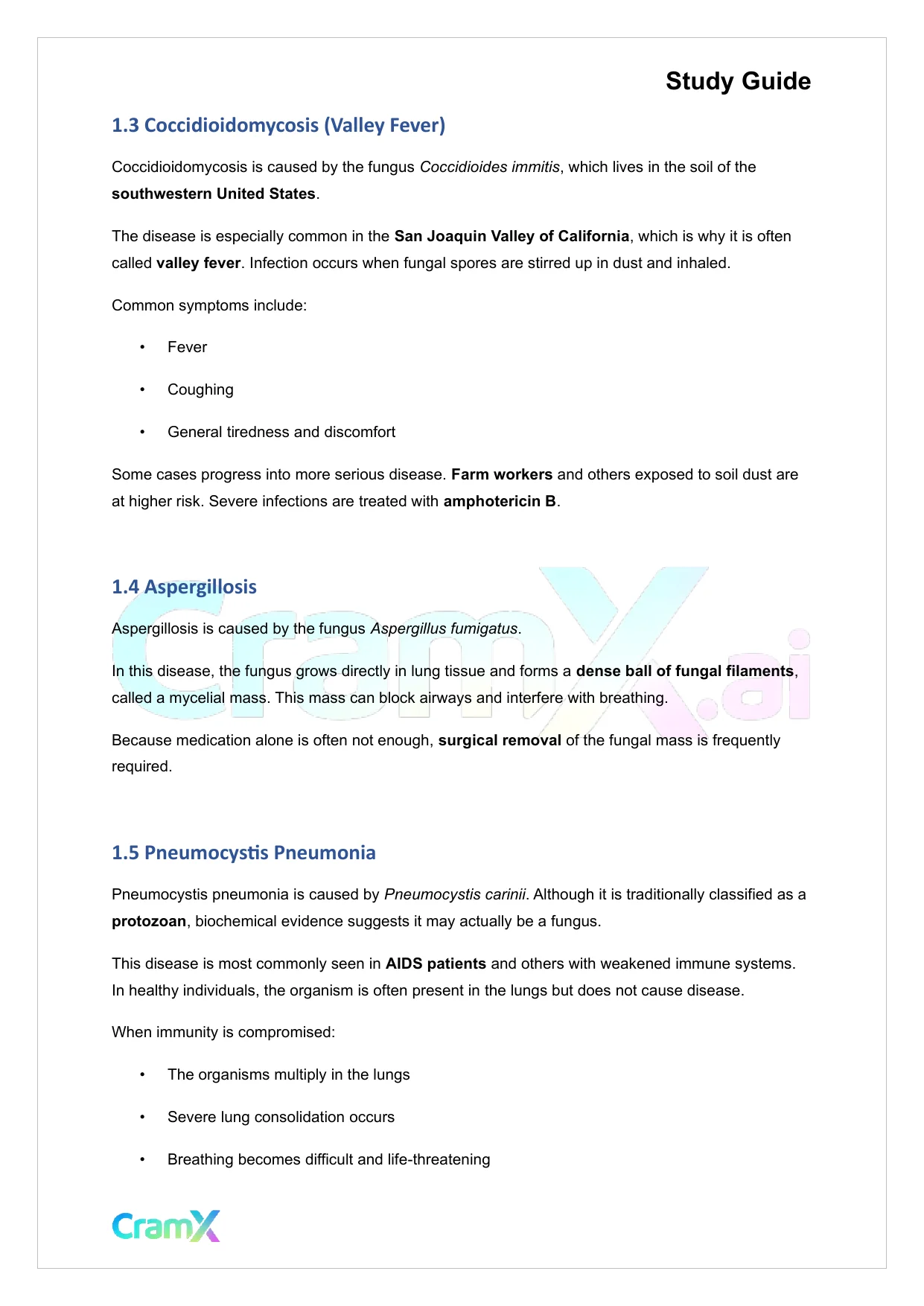 Microbiology - Diseases of the Respiratory System - Page 2 preview image