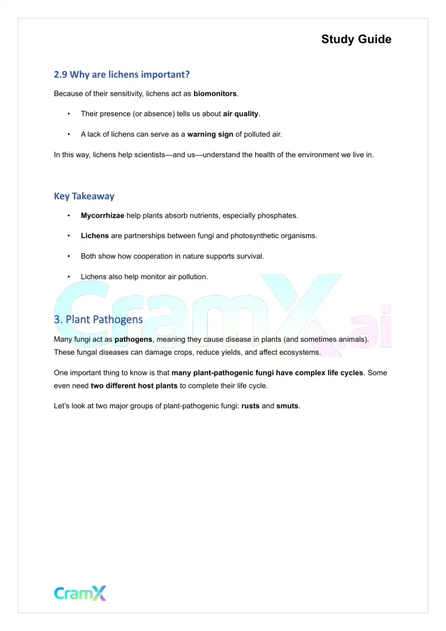 Plant Biology - Fungi Not Plants, page 6