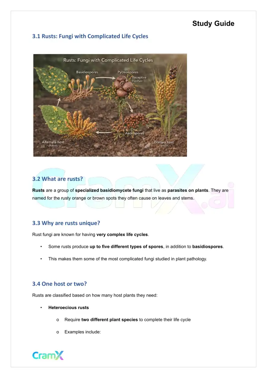 Plant Biology - Fungi Not Plants, page 7