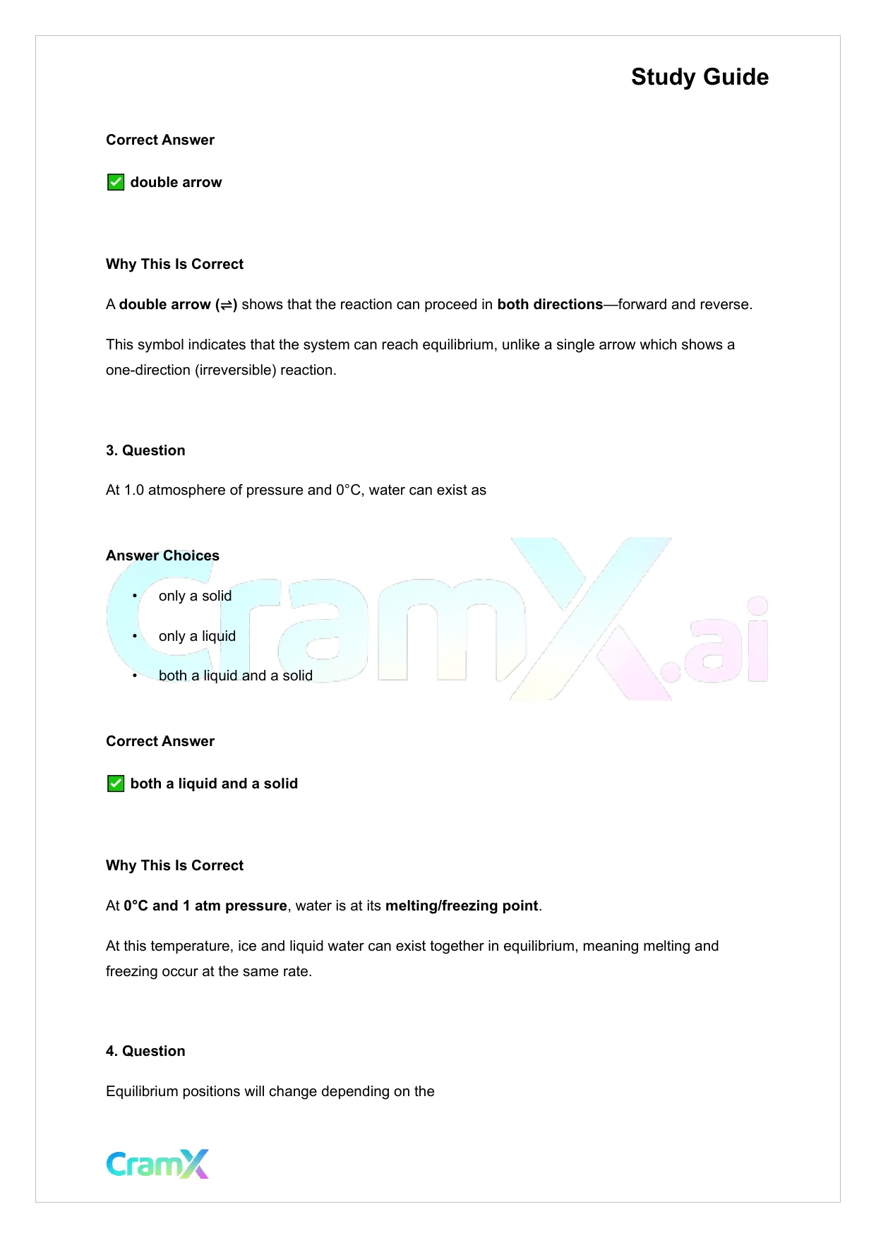 Chemistry - Equilibrium - Page 2 preview image
