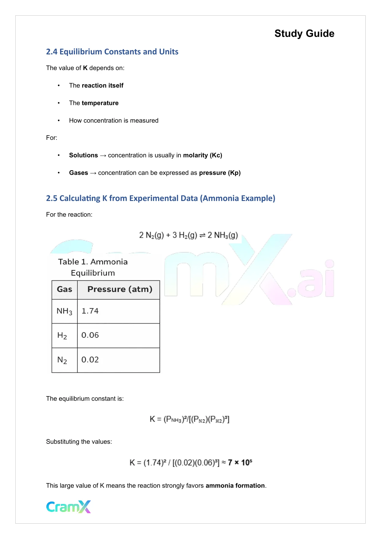 Chemistry - Equilibrium - Page 6 preview image