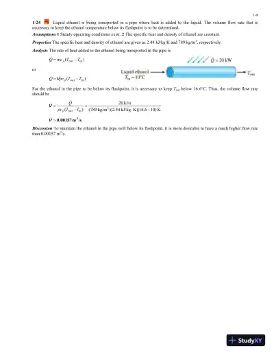 Solution Manual For Heat And Mass Transfer: Fundamentals And Applications, 5th Edition - Page 10 preview image