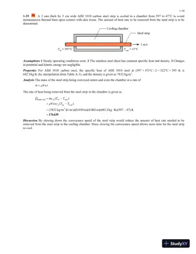 Solution Manual For Heat And Mass Transfer: Fundamentals And Applications, 5th Edition - Page 11 preview image