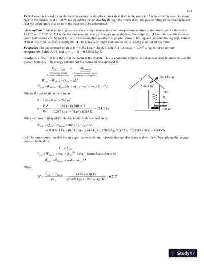 Solution Manual For Heat And Mass Transfer: Fundamentals And Applications, 5th Edition - Page 14 preview image