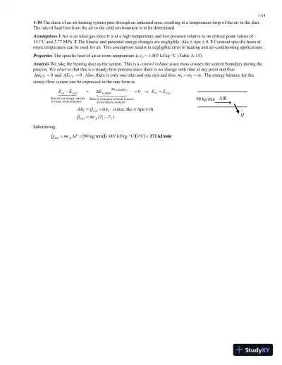 Solution Manual For Heat And Mass Transfer: Fundamentals And Applications, 5th Edition - Page 15 preview image