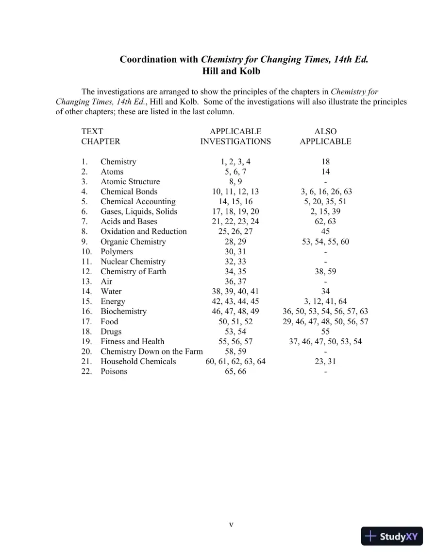 Solution Manual for Chemistry For Changing Times, 14th Edition, page 6