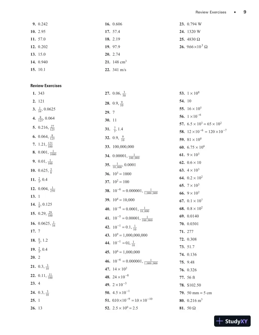 Solution Manual for Mathematics for Electricity and Electronics, 4th Edition, page 15