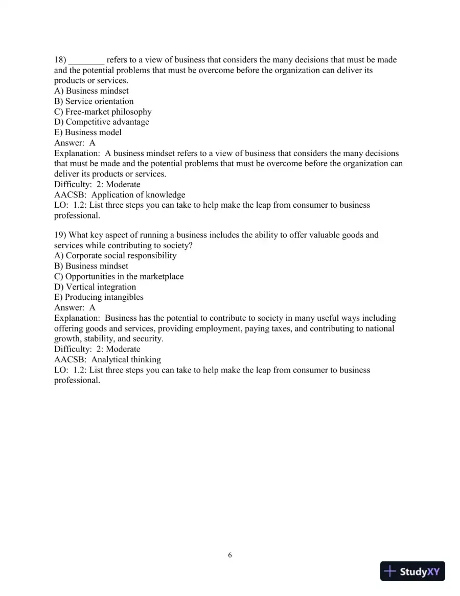 Test Bank for Business in Action, 9th Edition, page 8
