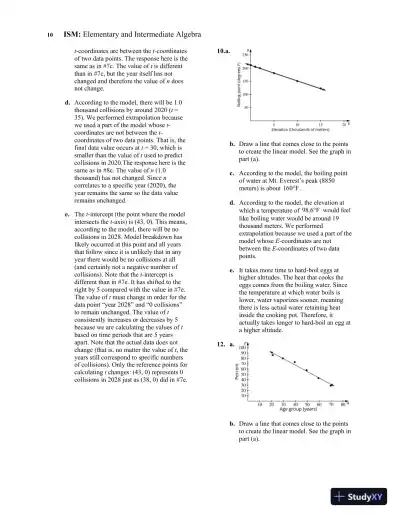 Solution Manual for Elementary and Intermediate Algebra Functions and Authentic Applications, 2nd Edition - Page 16 preview image