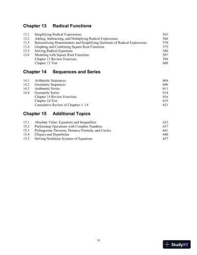 Solution Manual for Elementary and Intermediate Algebra Functions and Authentic Applications, 2nd Edition - Page 6 preview image