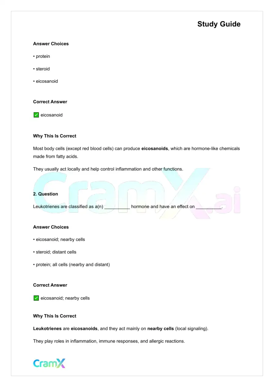 Anatomy and Physiology - The Endocrine System, page 10