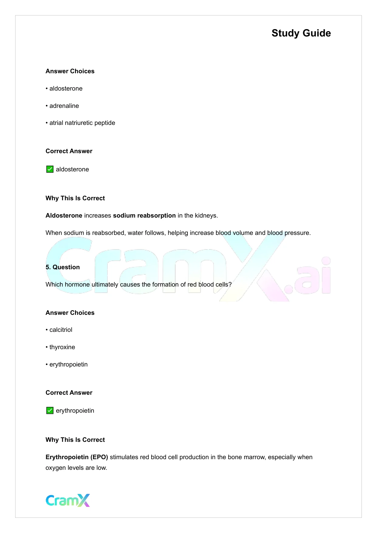 Anatomy and Physiology - The Endocrine System - Page 3 preview image